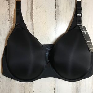 Torrid Black 360° Back Smoothing T-Shirt Bra 44DDD